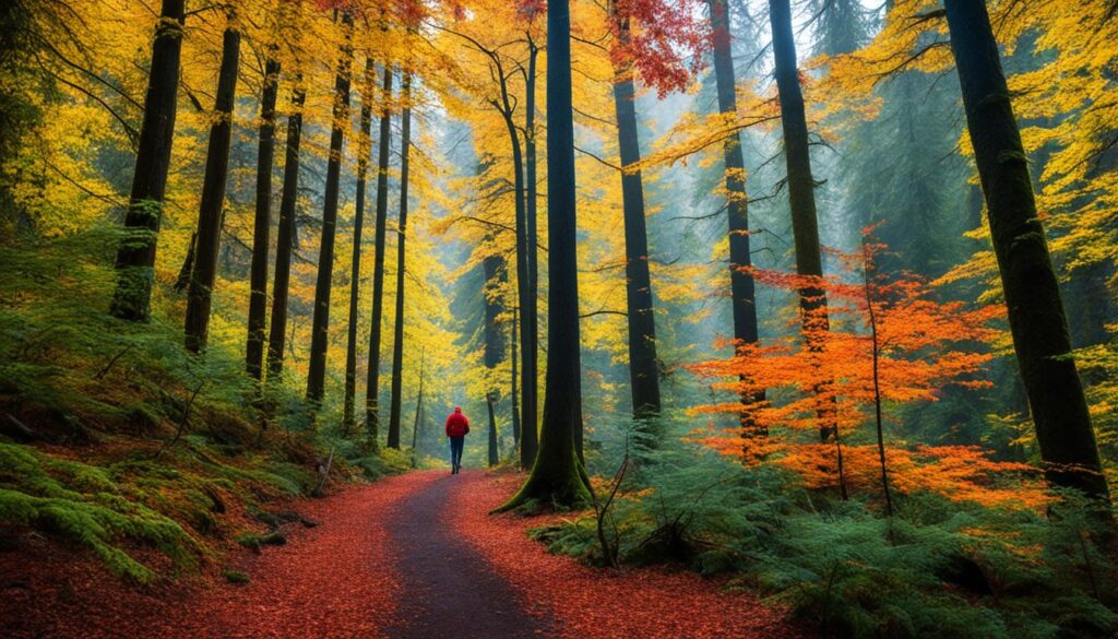 fall foliage in Eugene