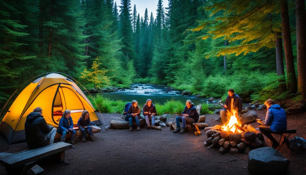 family camping near Salem