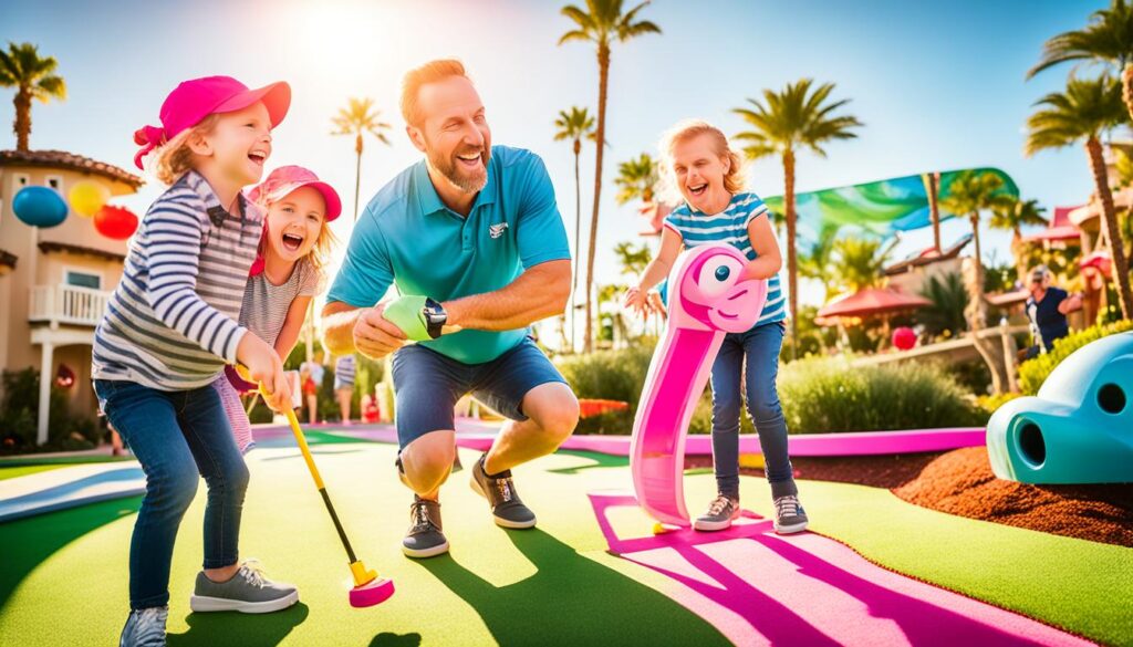 family-friendly mini golf