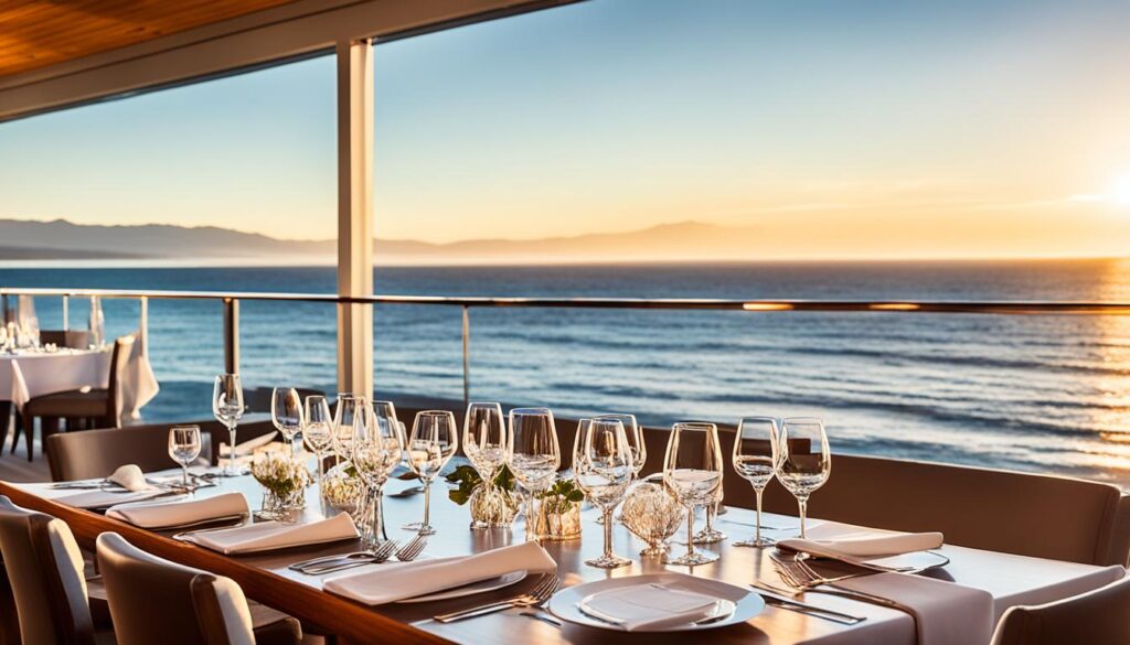 fine dining Ocean City beach view