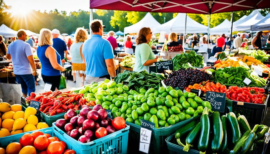 fresh fruits and vegetables