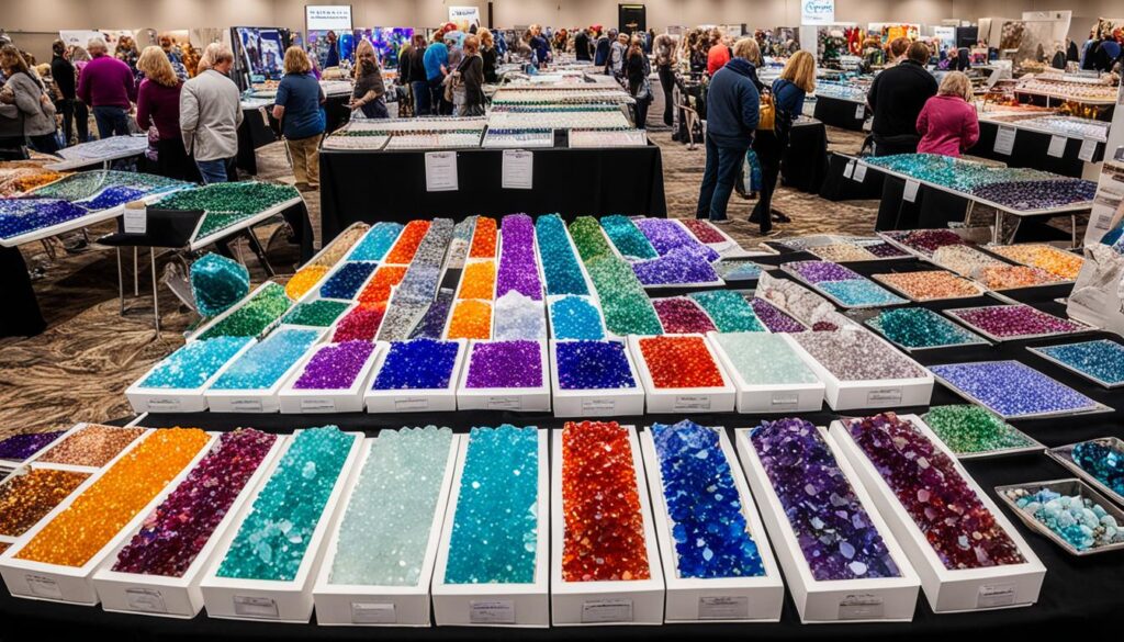 gem and mineral vendors