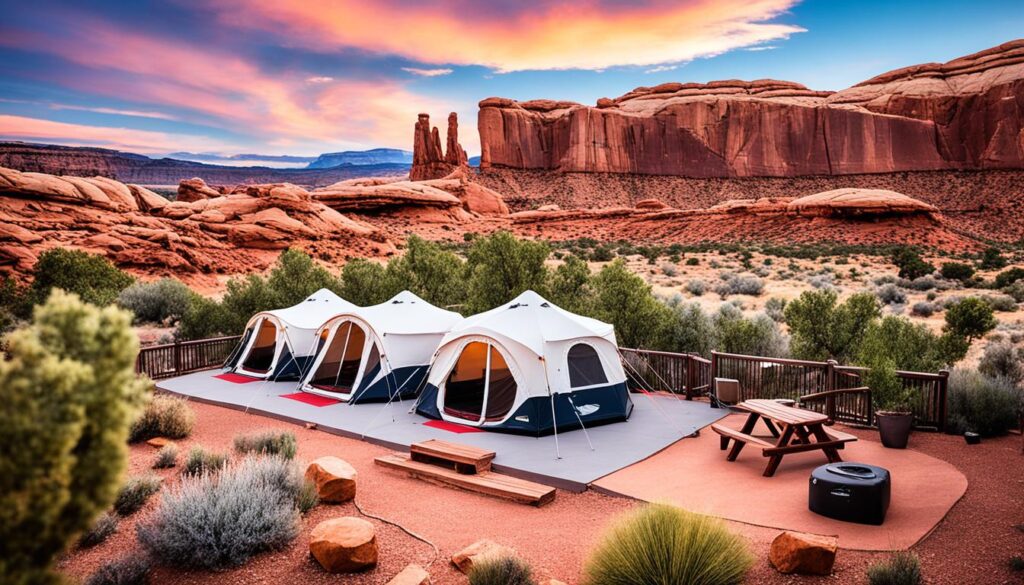 glamping near Arches National Park