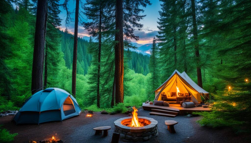 glamping near Eugene