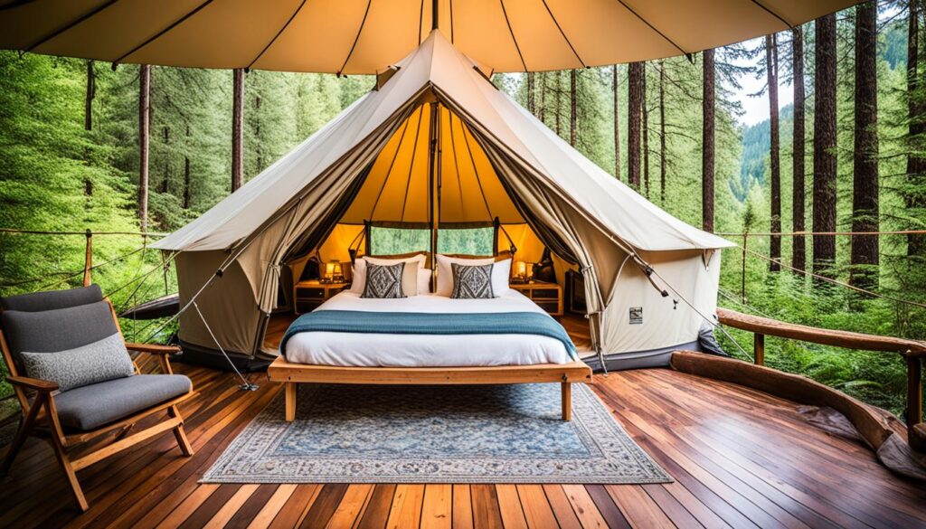 glamping tents