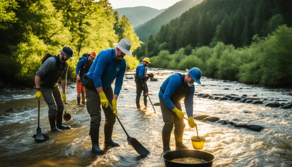 gold panning community Charlotte