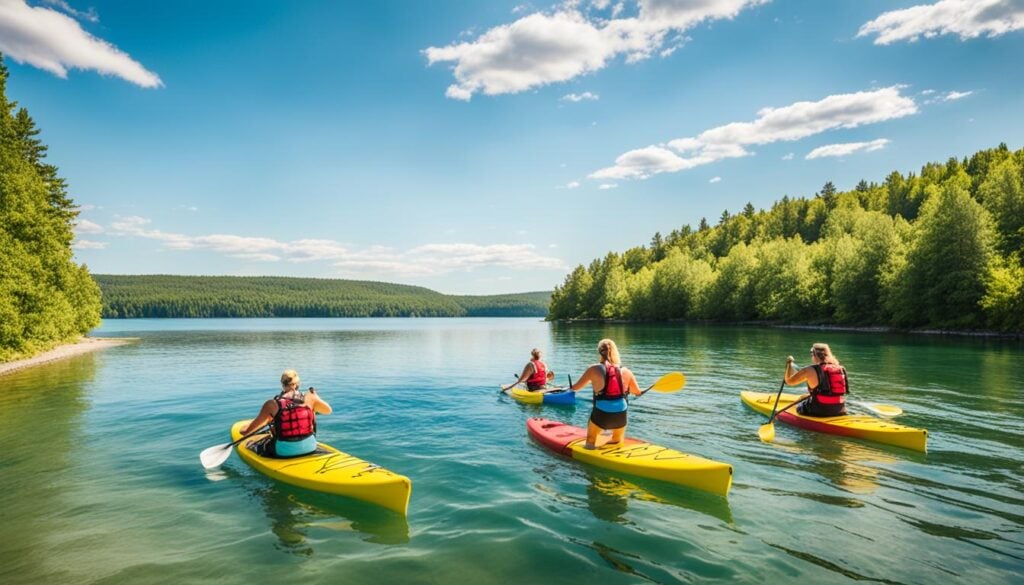 guided SUP tours in Michigan