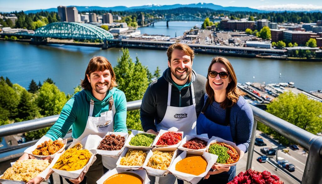 guided food tours Portland