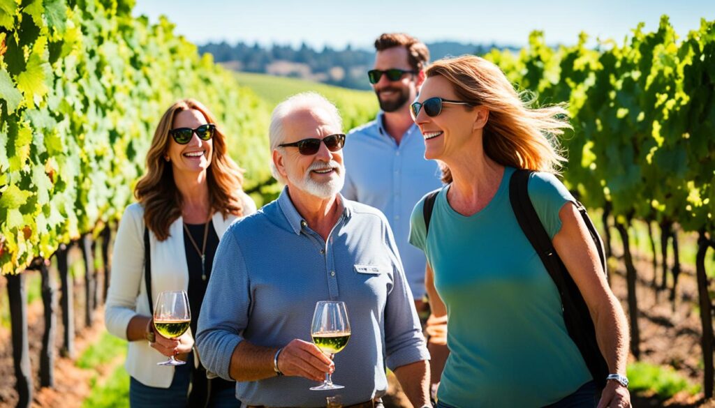 guided vineyard tours Salem