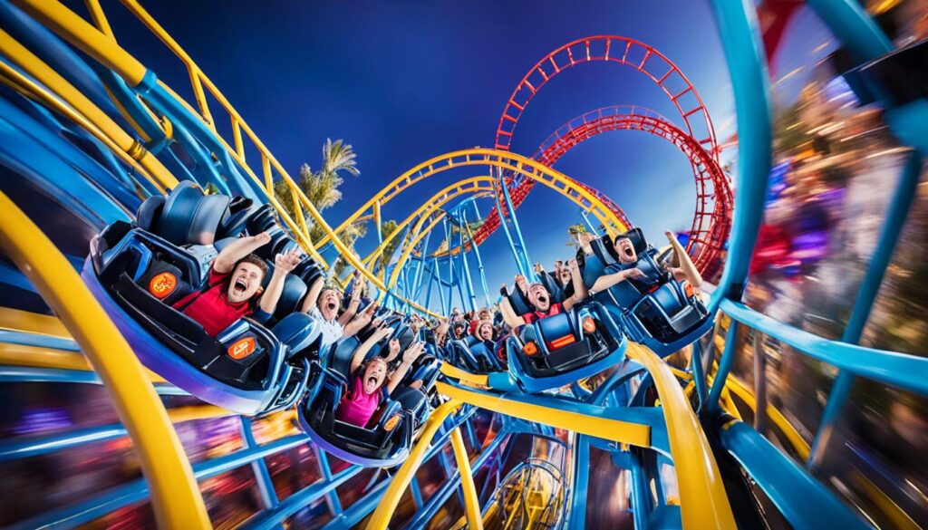 heart-pounding attractions at amusement parks