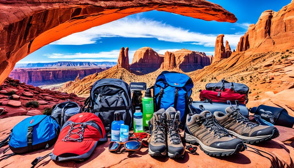 hiking gear and essential clothing for the Corona Arch Trail hiking gear and essential clothing for the Corona Arch Trail