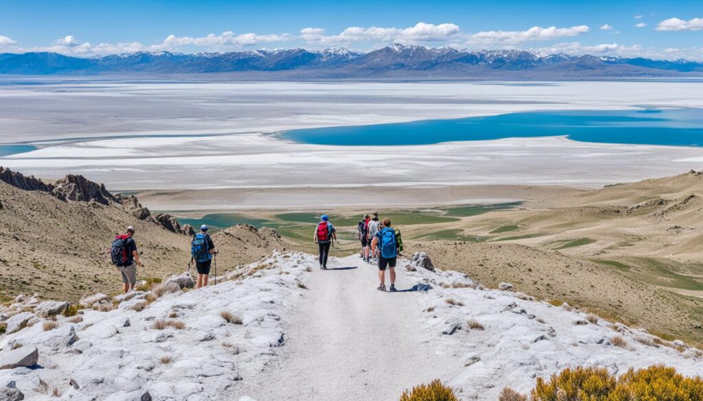 hiking trails at Antelope Island