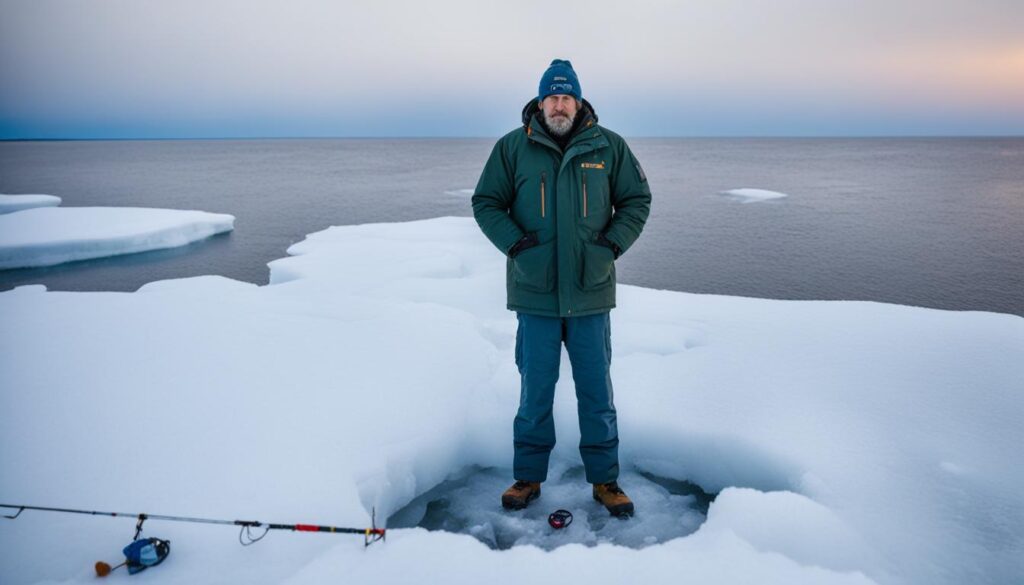 ice fishing in Duluth MN