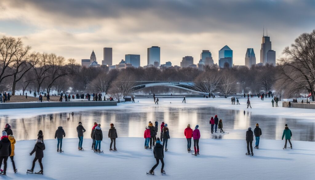 ice skating near Minneapolis Sculpture Garden ice skating near Minneapolis Sculpture Garden