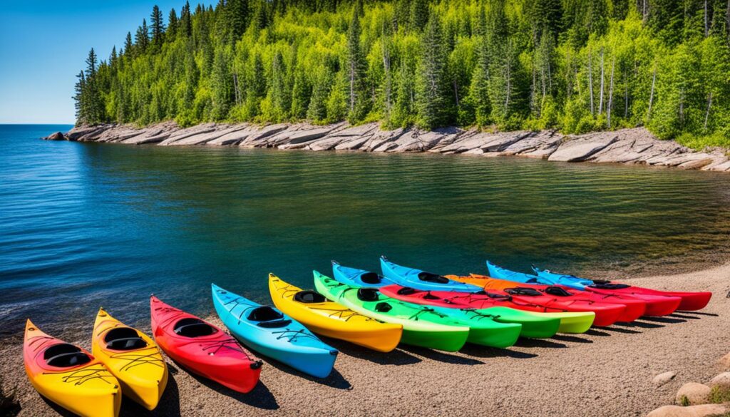 kayak rental guide Duluth