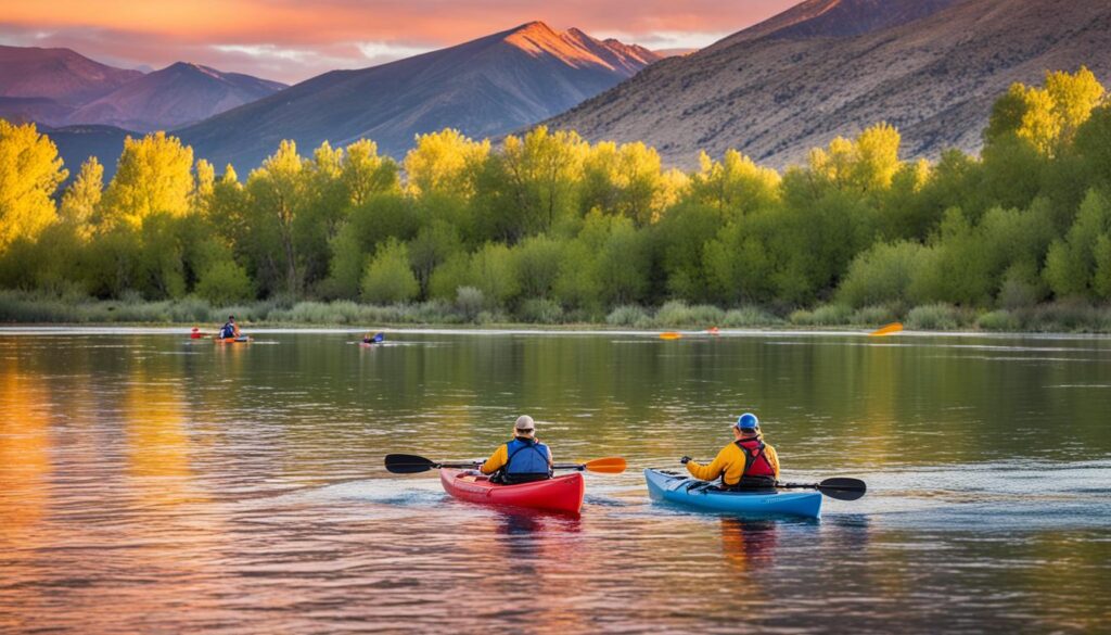 kayaking and canoeing at Utah Lake State Park