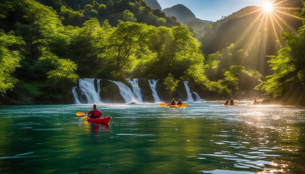 kayaking trip Colombia SC