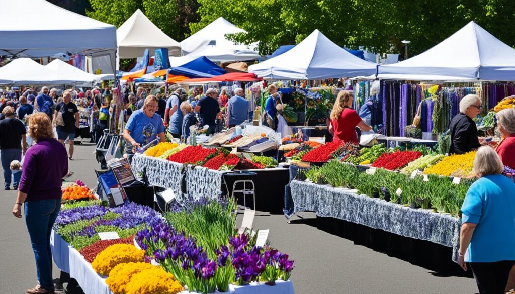 local food and craft vendors