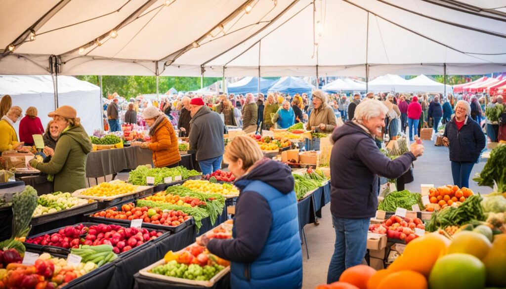 local produce at Park Silly Sunday Market