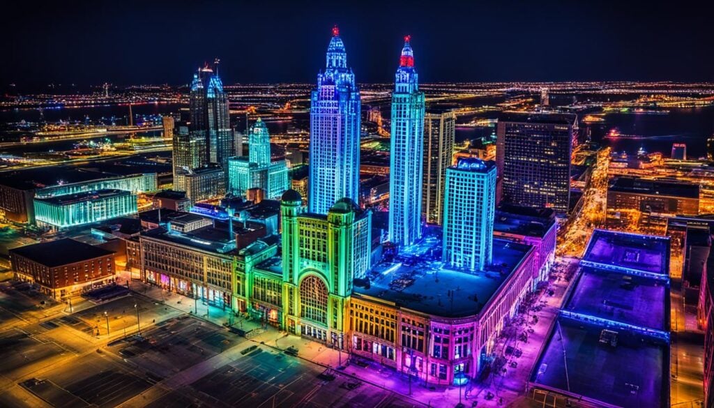 nightlife mapping in Detroit