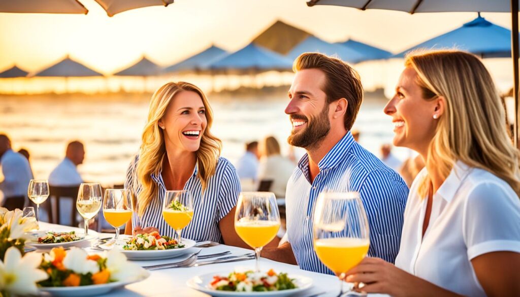 outdoor dining Ocean City beachfront