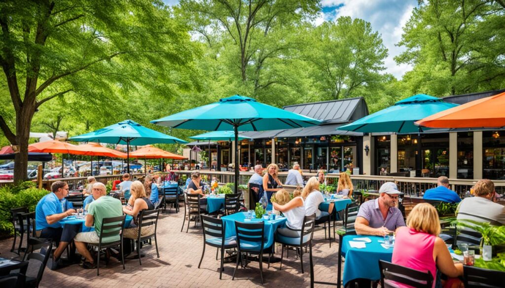 outdoor dining experiences in Columbia SC