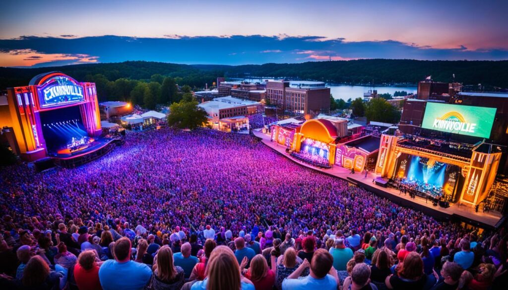 outdoor music venues Knoxville