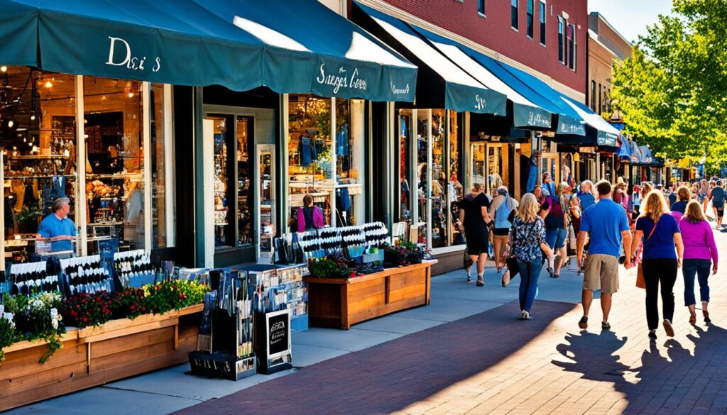 outdoor shopping Traverse City