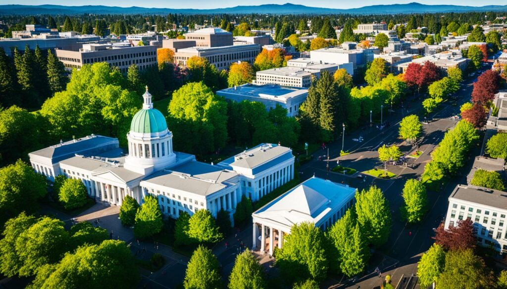 plan Oregon State Capitol visit