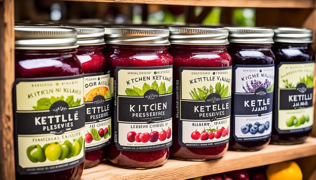 preserves and jams at Kitchen Kettle Village