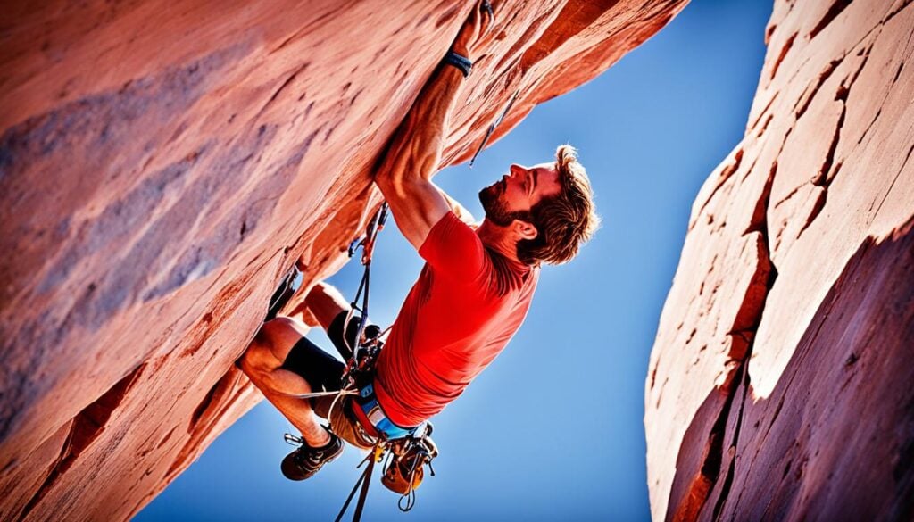 rock climbing in Moab