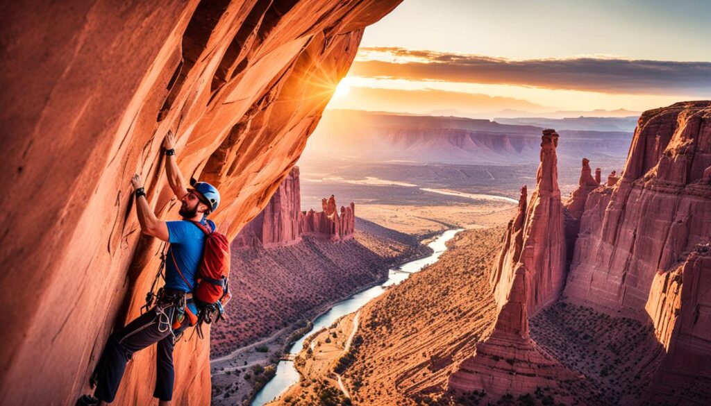 rock climbing lessons in Moab rock climbing lessons in Moab