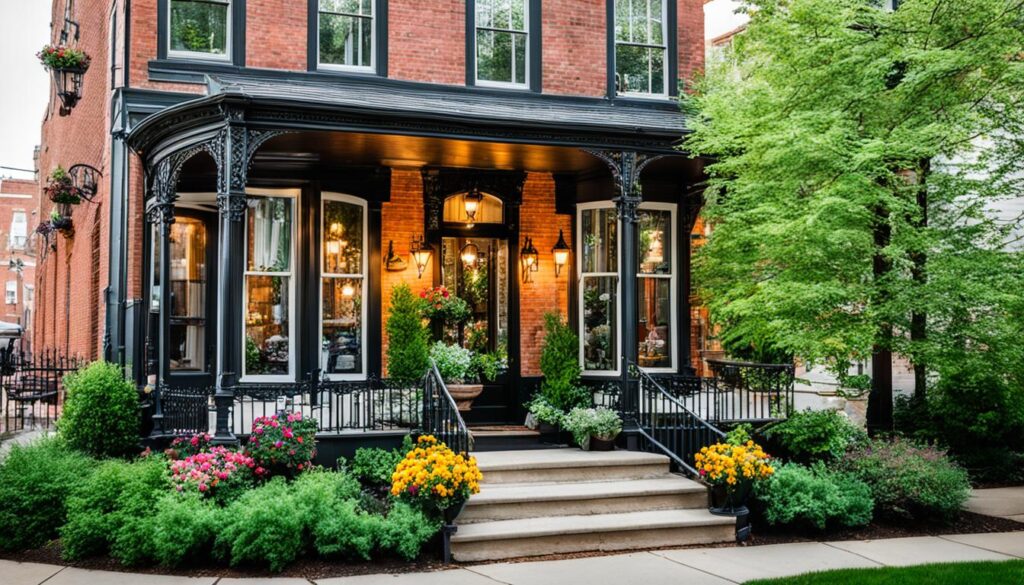 romantic bed and breakfast Columbus