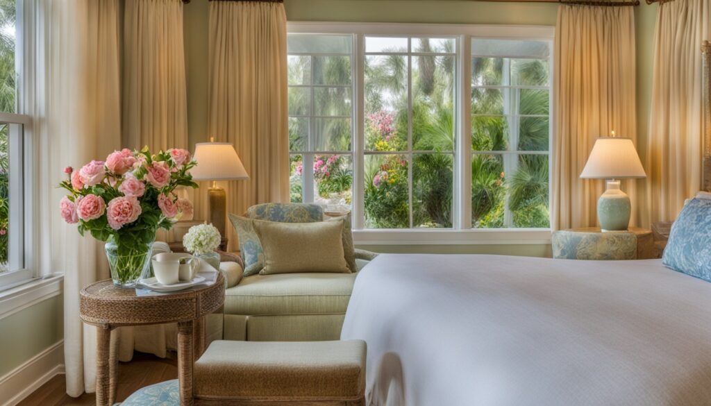 romantic bed and breakfast Hilton Head Island