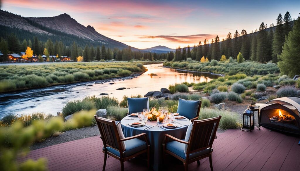 romantic glamping near Bend