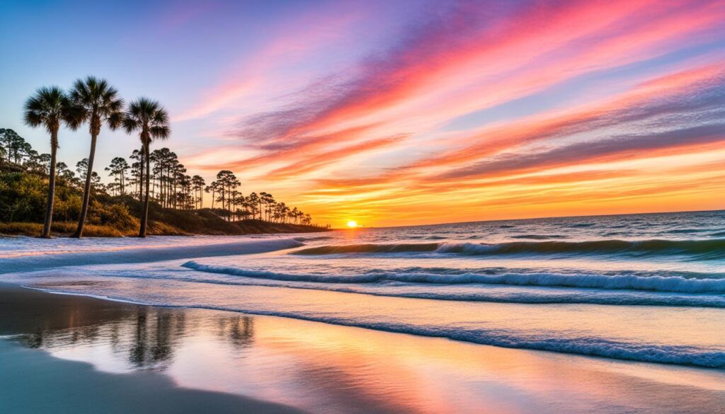 romantic sunset locations Hilton Head