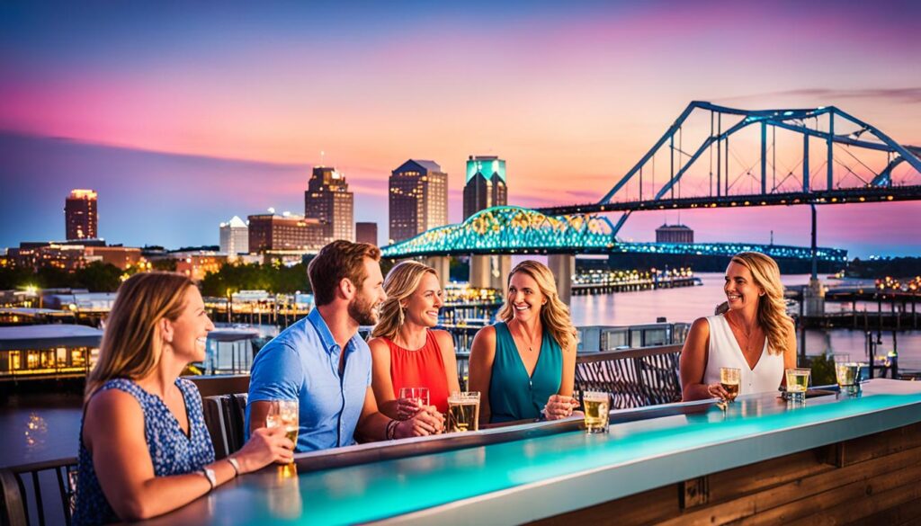 rooftop that bars and restaurants with city views in Wilmington