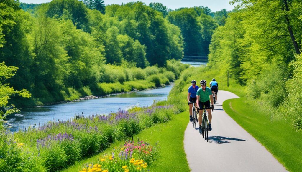 scenic bike paths near me