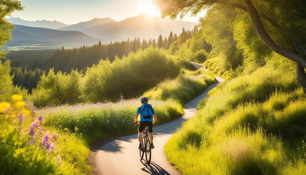 scenic cycling paths