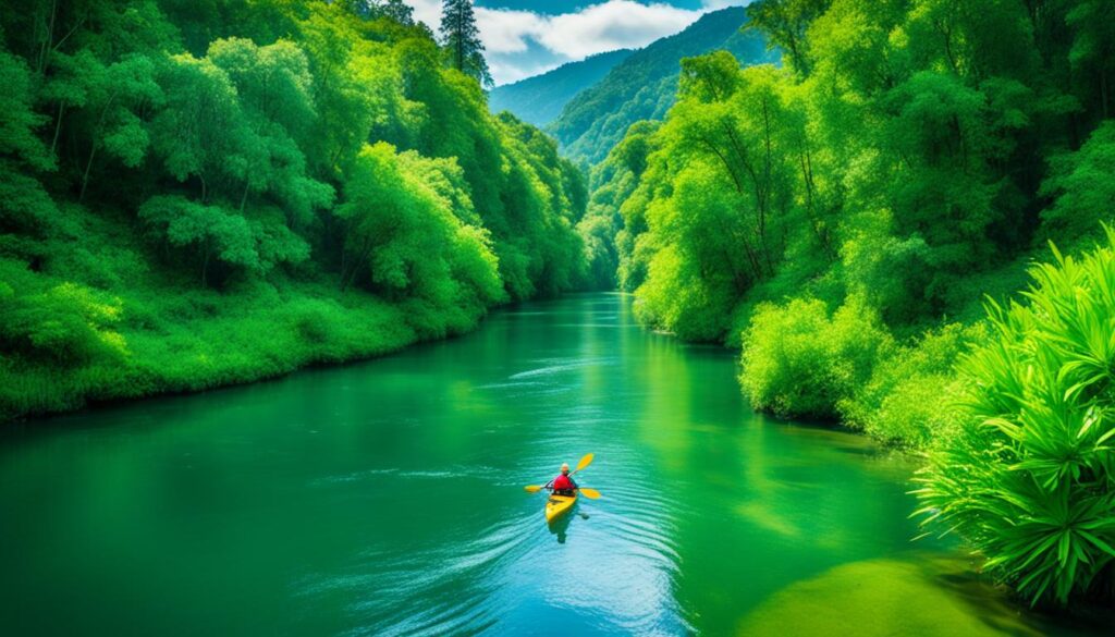 scenic kayaking Ohio