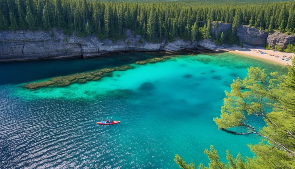 scenic kayaking spots Lake Superior