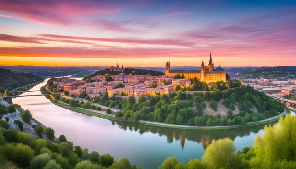 scenic sunset views in Toledo scenic sunset views in Toledo