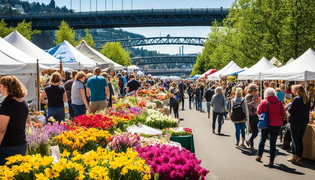 seasonal highlights at Portland's Saturday Market