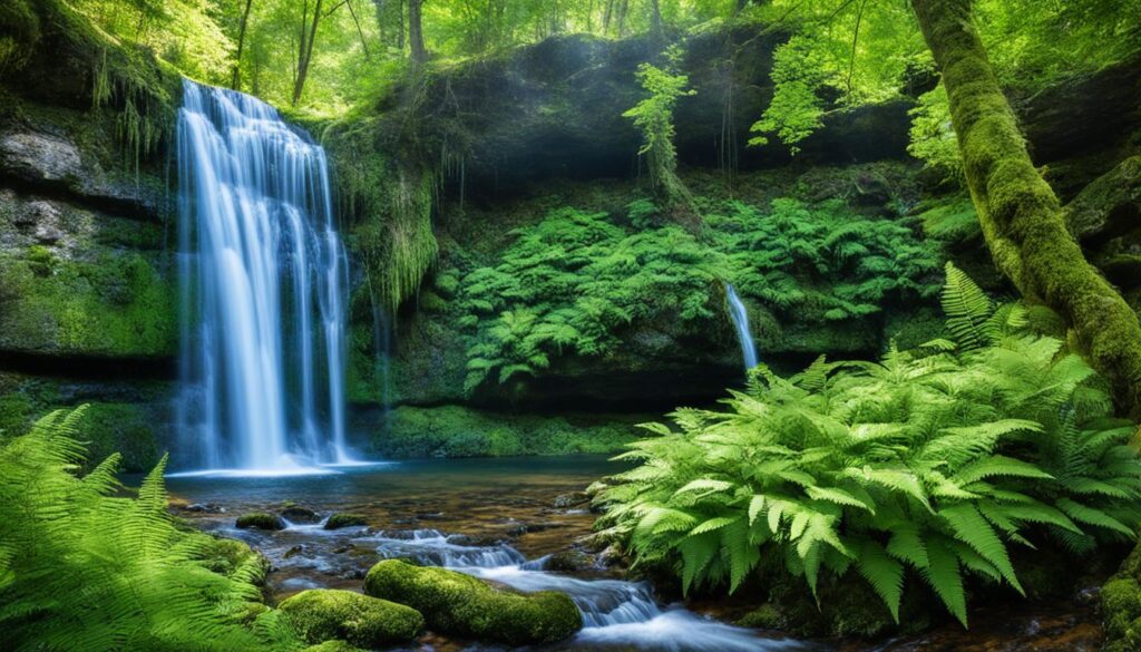 secret waterfalls near Toledo