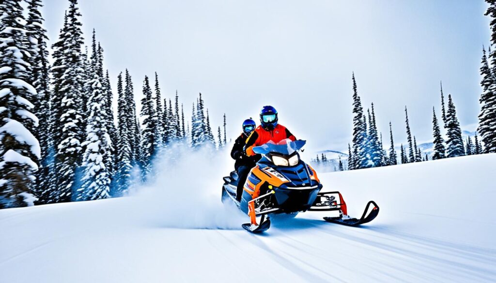 thrilling snowmobile rides thrilling snowmobile rides