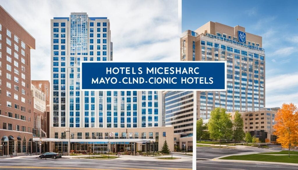 tips for booking hotels near Mayo Clinic Rochester