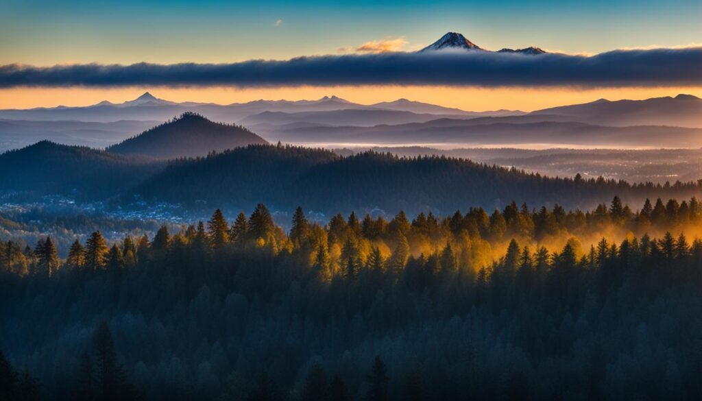 top photo locations in Spencer Butte for sunrise top photo locations in Spencer Butte for sunrise