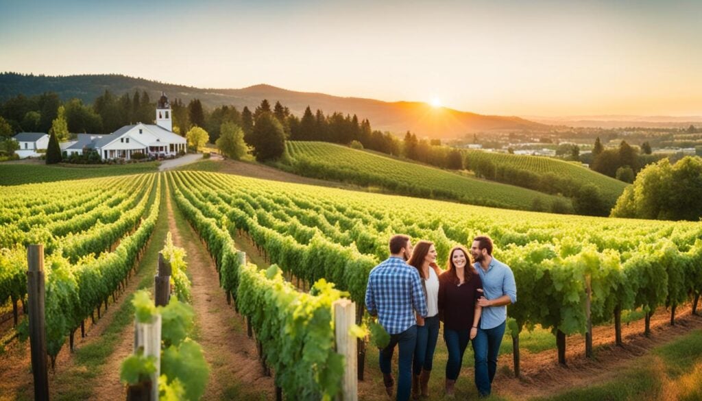 top-rated vineyard and brewery tours Salem