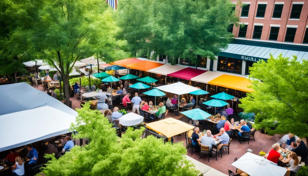 top restaurants with outdoor seating in Greenville