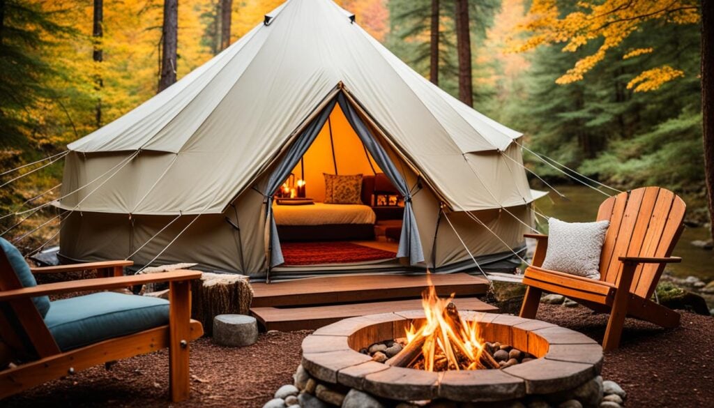 tranquil glamping experiences